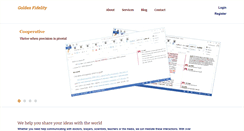Desktop Screenshot of goldenfidelity.com